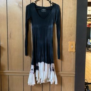 All Saints Us 2 / size small dress dip dyed